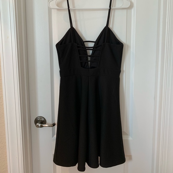 Black Strap Dress - Picture 2 of 3
